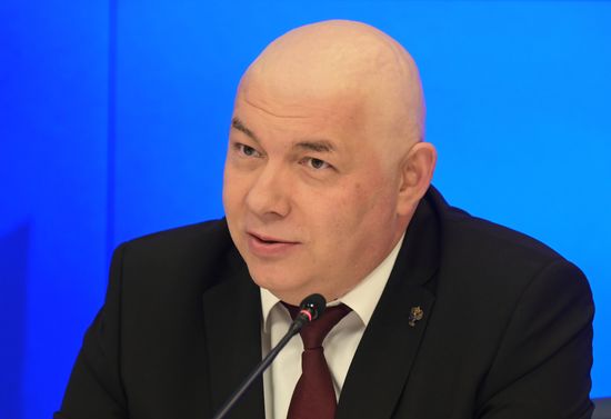 Брифинг руководителя Федерального агентства по недропользованию Олега Казанова