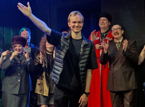 Спектакль "Звездный час по местному времени" в театре Олега Табакова