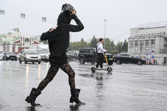 Дождь в Новосибирске