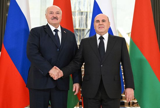 Встреча премьер-министра РФ Михаила Мишустина и президента Белоруссии Александра Лукашенко
