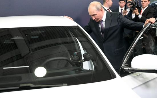 Рабочая поездка президента РФ Владимира Путина в Приволжский федеральный округ