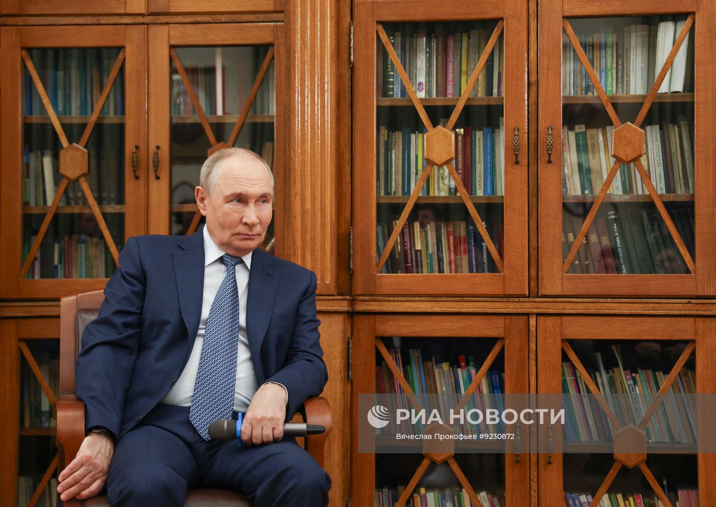 Президент РФ Владимир Путин посетил Московский педагогический госуниверситет