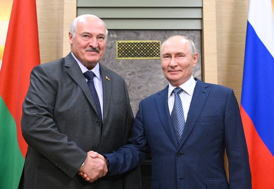 Встреча президента РФ Владимира Путина и президента Белоруссии Александра Лукашенко