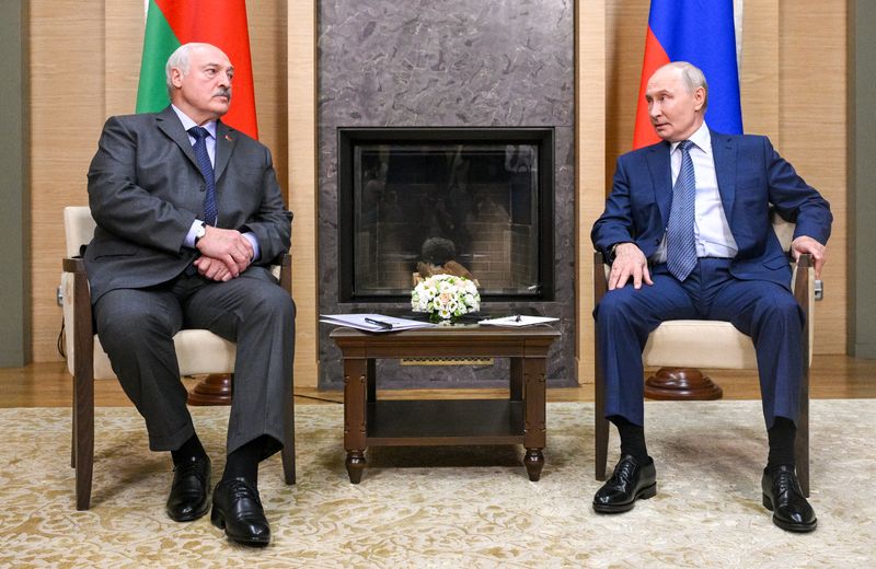 Встреча президента РФ Владимира Путина и президента Белоруссии Александра Лукашенко