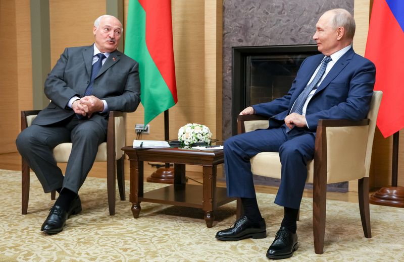 Встреча президента РФ Владимира Путина и президента Белоруссии Александра Лукашенко