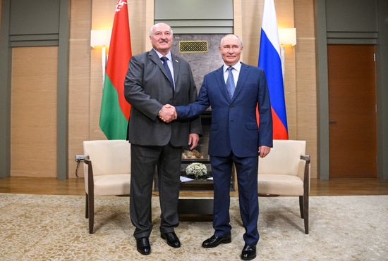 Встреча президента РФ Владимира Путина и президента Белоруссии Александра Лукашенко