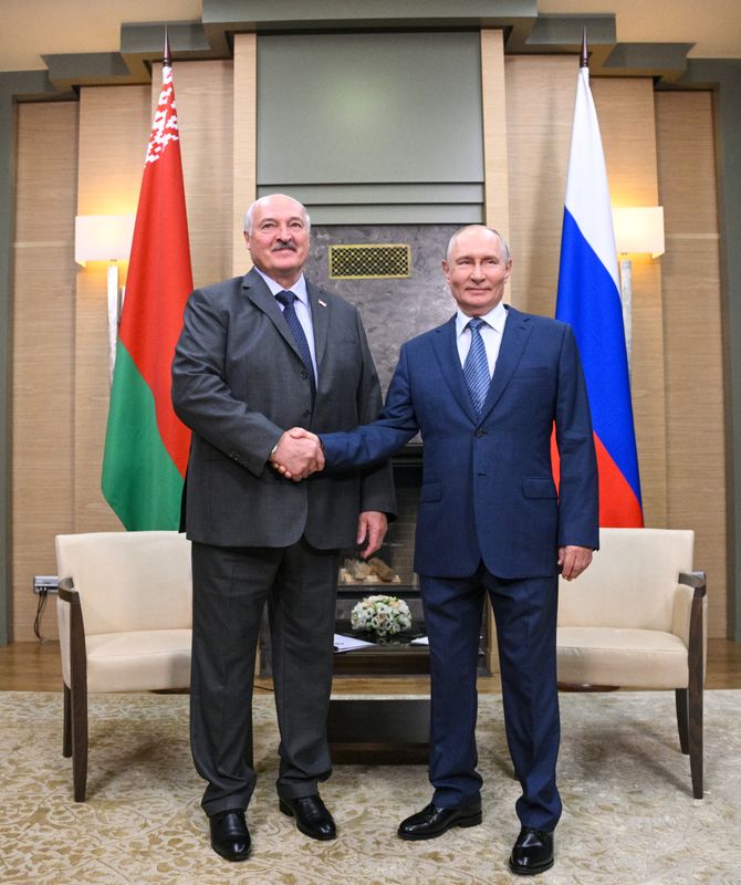 Встреча президента РФ Владимира Путина и президента Белоруссии Александра Лукашенко