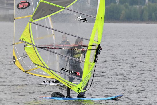 Соревнования по парусному спорту в Красноярском крае