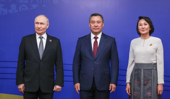 Визит президента Владимира Путина в Киргизию для участия в саммите ШОС