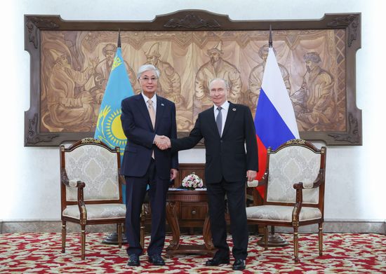 Визит президента Владимира Путина в Киргизию для участия в саммите ШОС