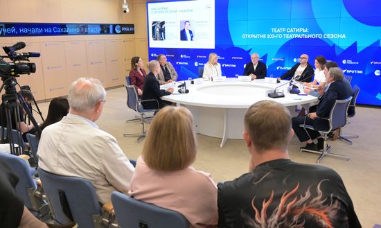 П/к на тему: "Театр сатиры: открытие 103-го театрального сезона"