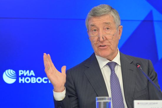 Пресс-конференция председателя Совета Союза нефтегазопромышленников России Юрия Шафраника