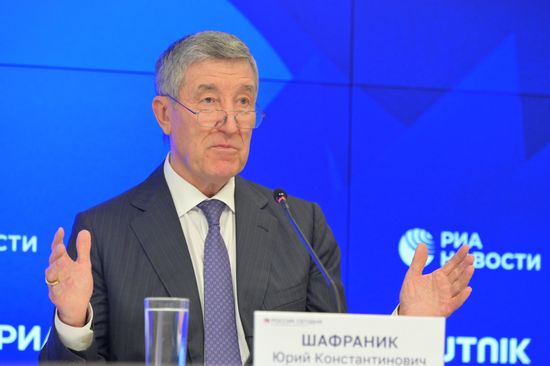 Пресс-конференция председателя Совета Союза нефтегазопромышленников России Юрия Шафраника