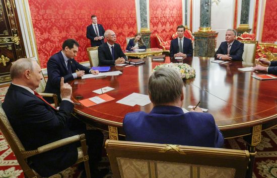 Встреча президента Владимира Путина со Стивом Уиткоффом и Джаредом Кушнером