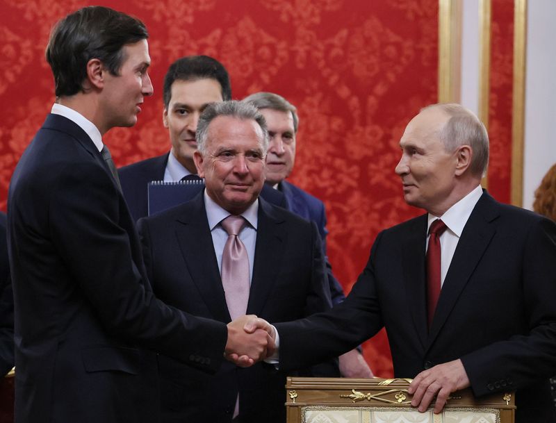Встреча президента Владимира Путина со Стивом Уиткоффом и Джаредом Кушнером
