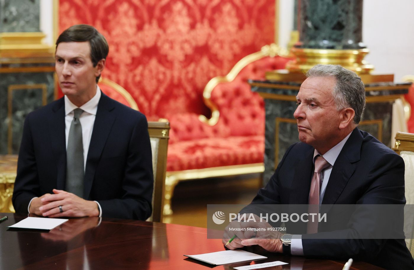Встреча президента Владимира Путина со Стивом Уиткоффом и Джаредом Кушнером