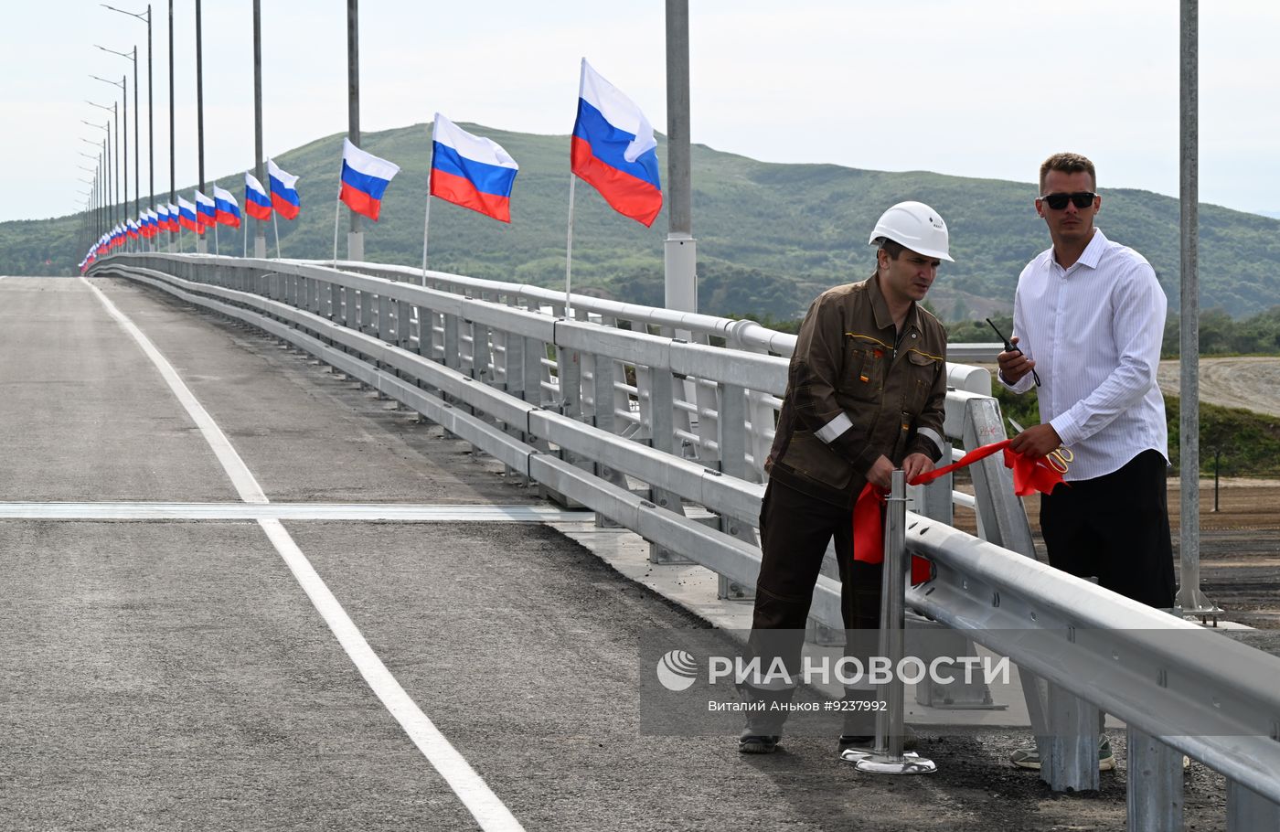 Открытие автомобильного моста между Россией и КНДР