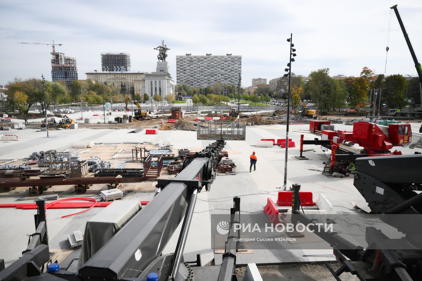 Строительство павильона "ВДНХ Экспо" в Москве