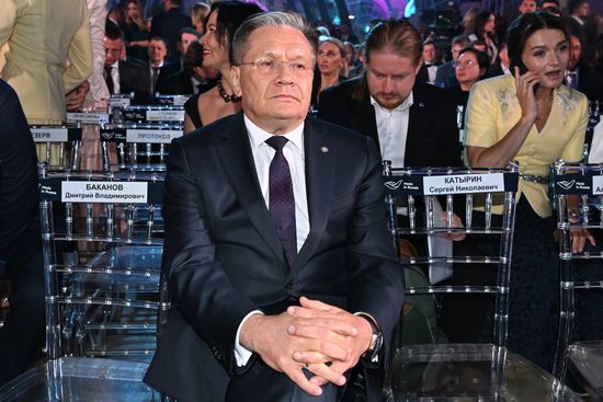 Церемония награждения премии "Экспортер года. Сделано в России" в Москве
