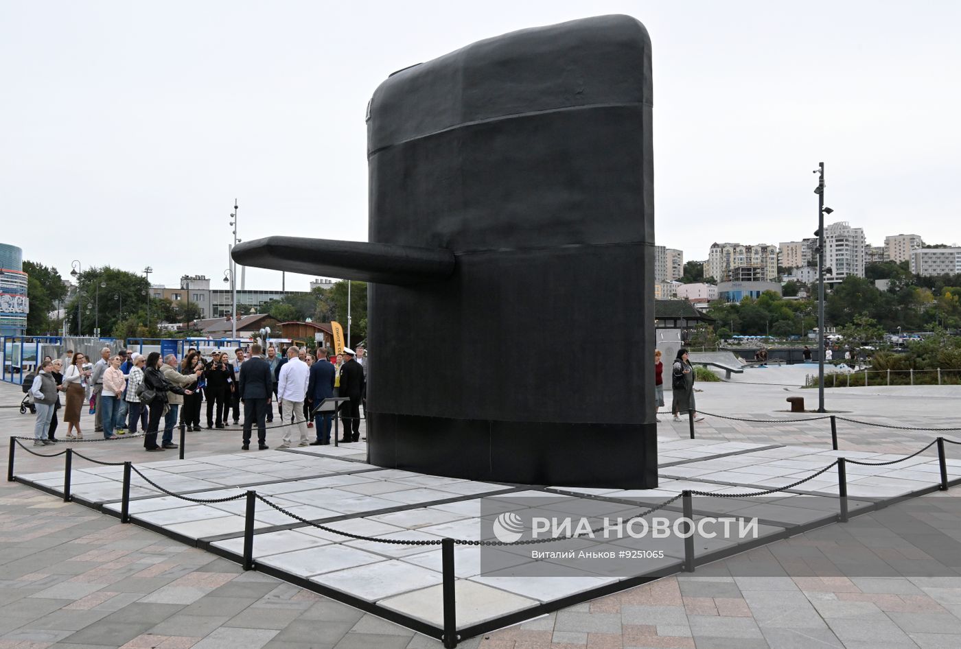 Открытие мемориальной экспозиции "Рубка РПКСН" "К433" "Святой Георгий Победоносец" во Владивостоке