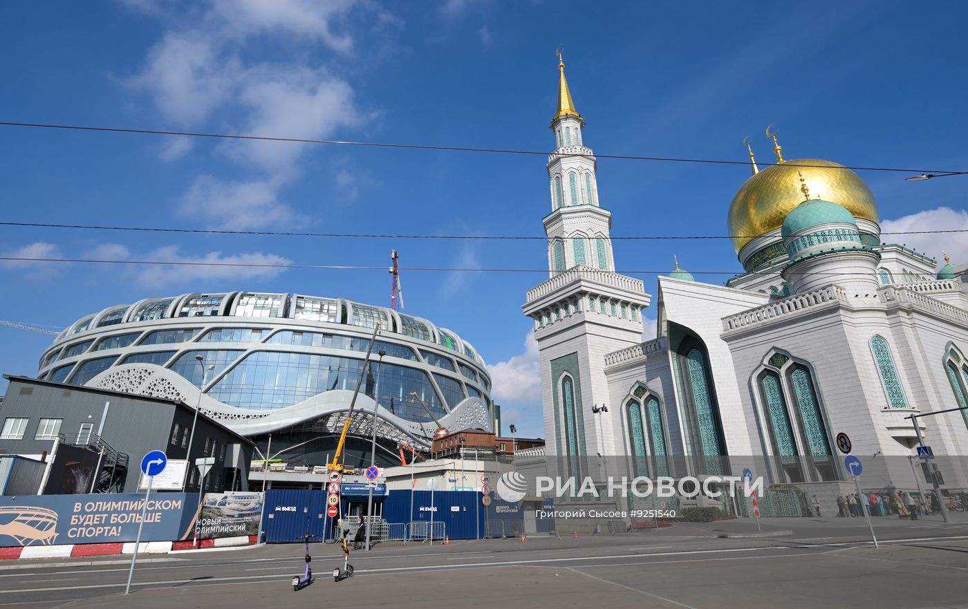 Реконструкция спорткомплекса "Олимпийский" в Москве