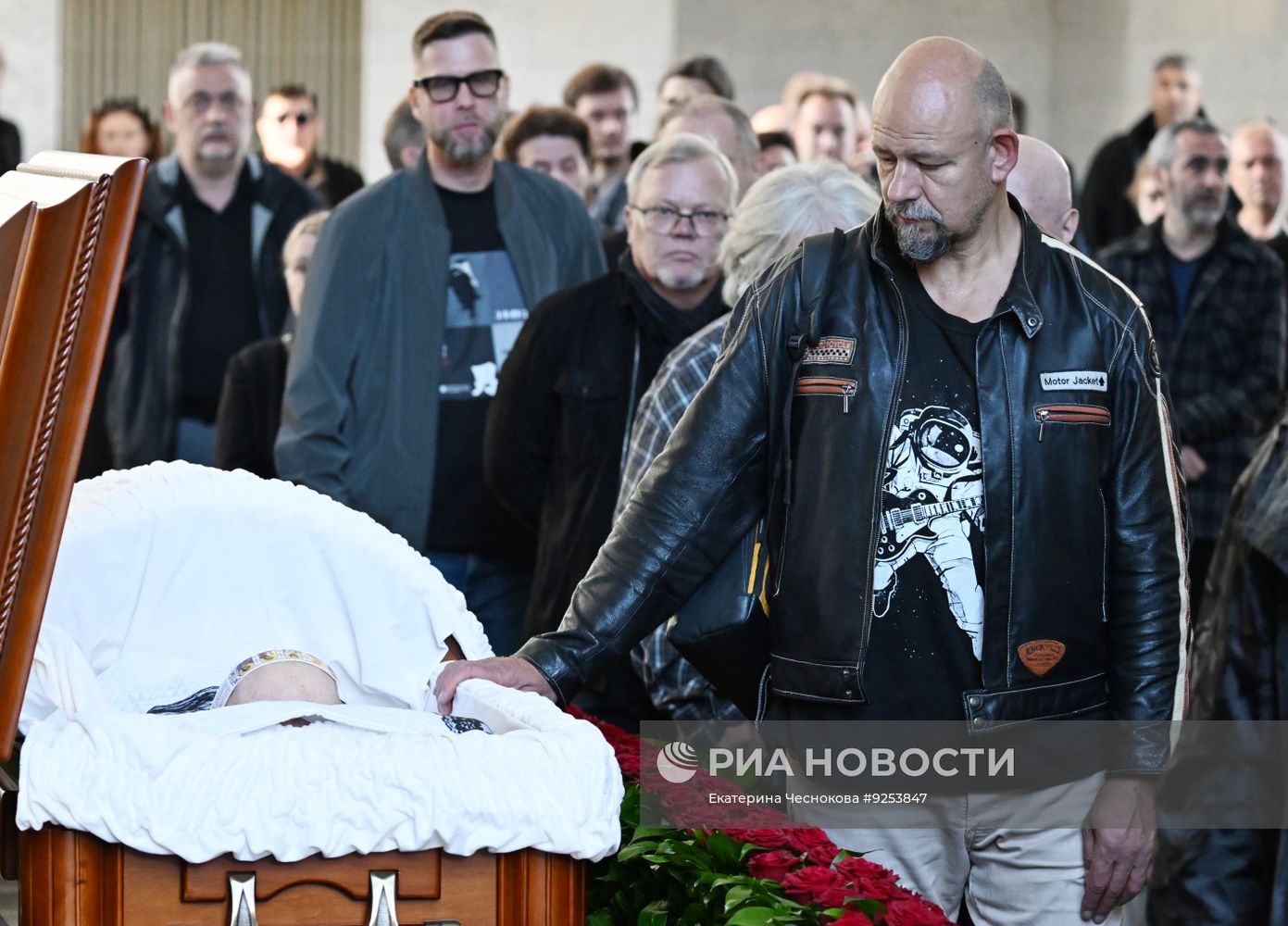 Церемония прощания с джазовым саксофонистом Алексеем Козловым