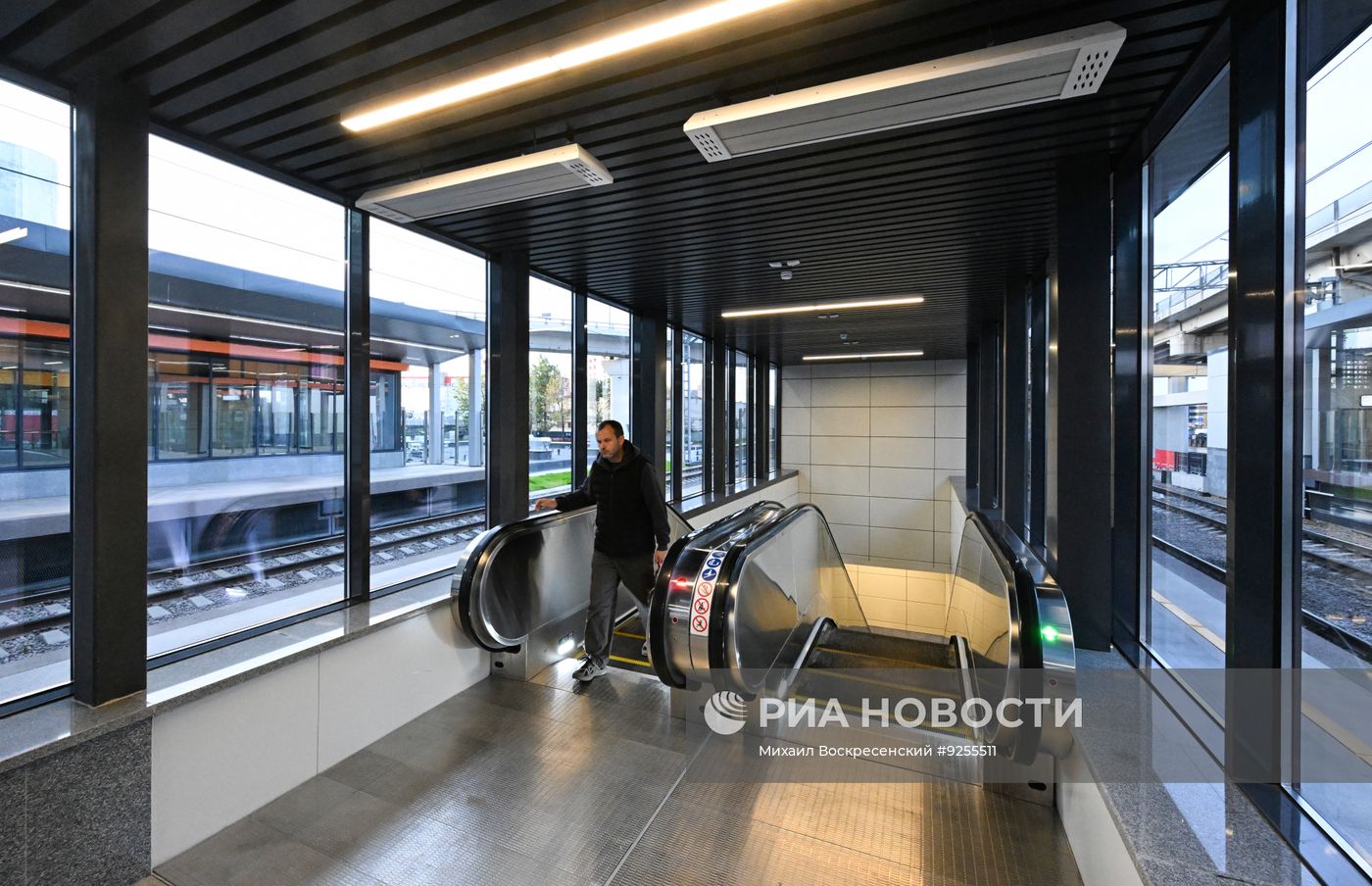 Открытие станции международного сообщения Москва-Минск на вокзале в "Москве-Сити"