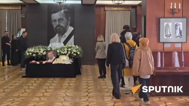 Церемония прощания с заслуженным деятелем искусств Республики Молдова Вячеславом Маданом