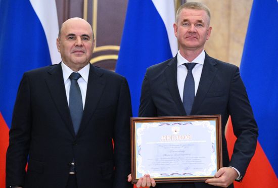 Премьер-министр РФ Михаил Мишустин вручил премии правительства РФ в области образования
