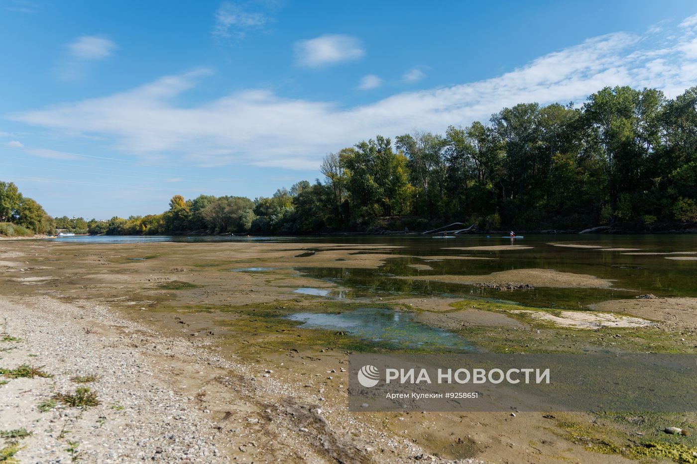 Обмеление реки Днестр в Приднестровье