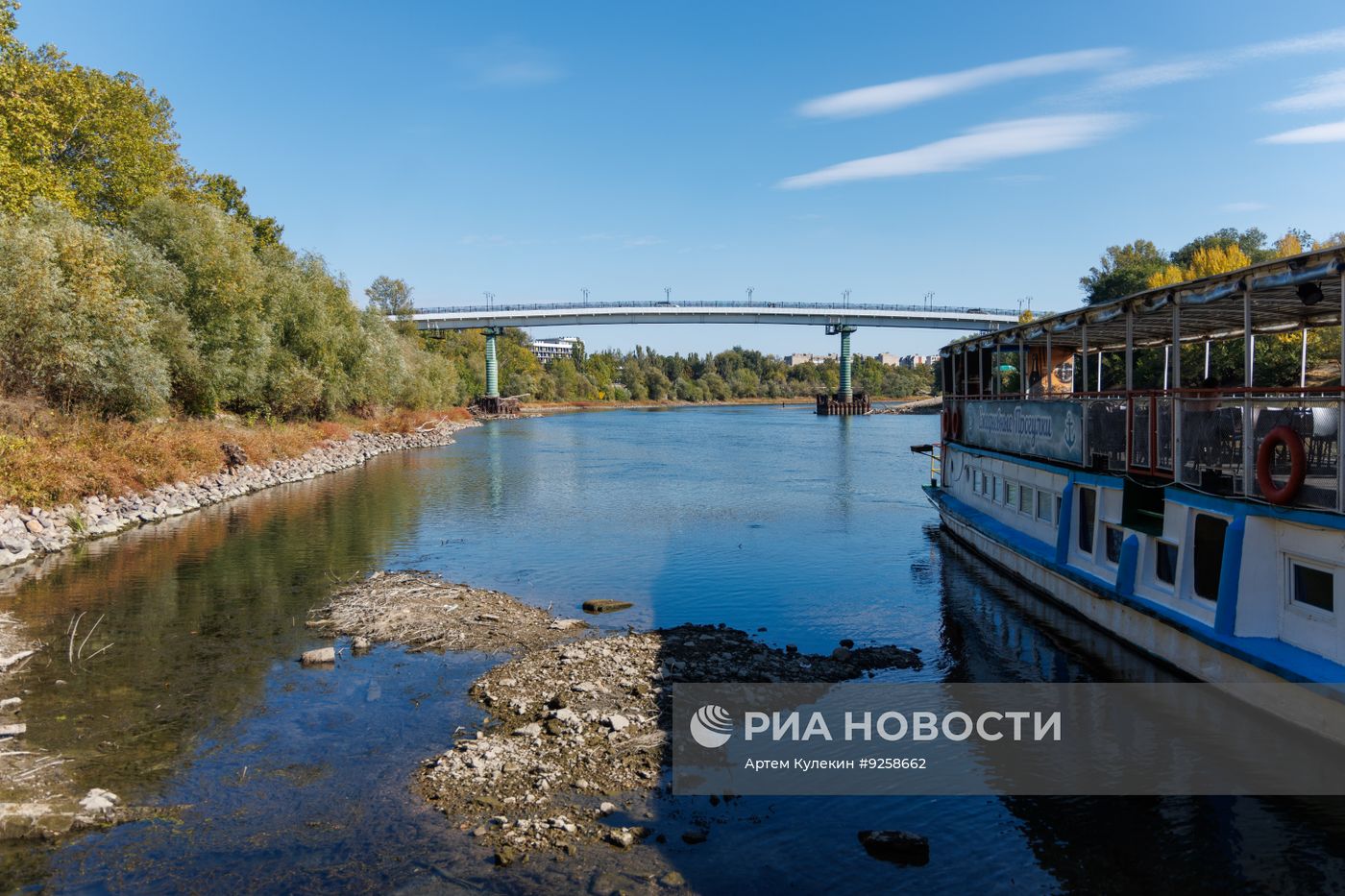 Обмеление реки Днестр в Приднестровье