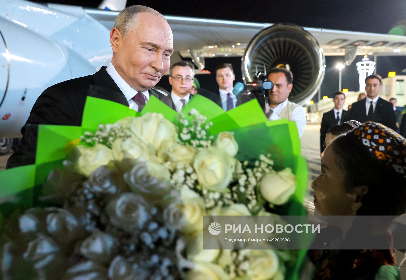 Рабочая поездка президента РФ Владимира Путина в Туркменистан