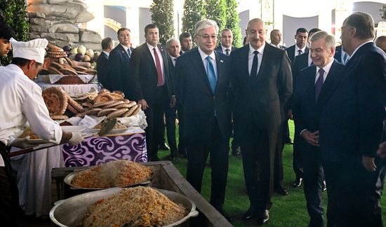 Рабочая поездка президента РФ Владимира Путина в Туркменистан