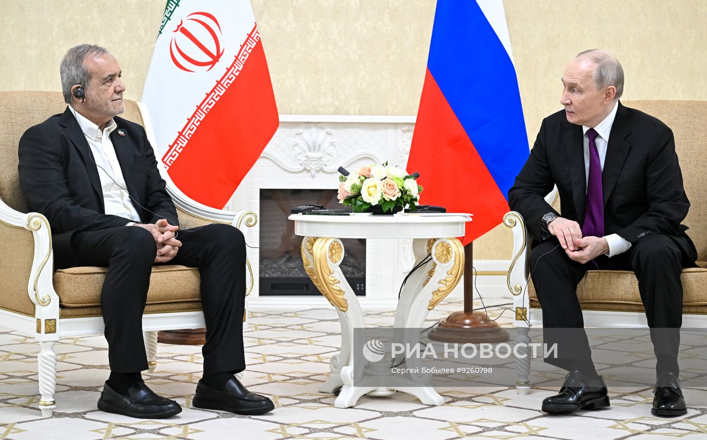 Рабочая поездка президента РФ Владимира Путина в Туркменистан