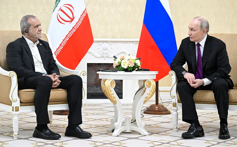 Рабочая поездка президента РФ Владимира Путина в Туркменистан