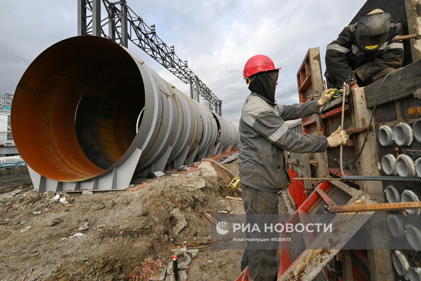 Строительство новых корпусов Красноярского алюминиевого завода