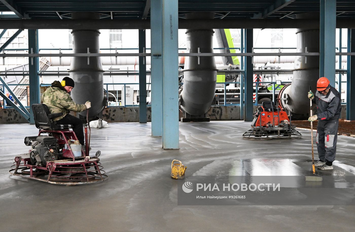 Строительство новых корпусов Красноярского алюминиевого завода
