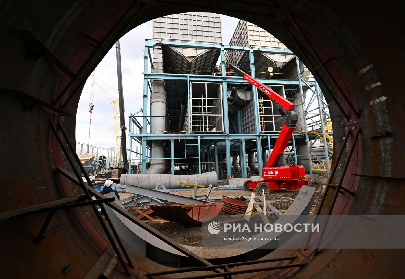 Строительство новых корпусов Красноярского алюминиевого завода