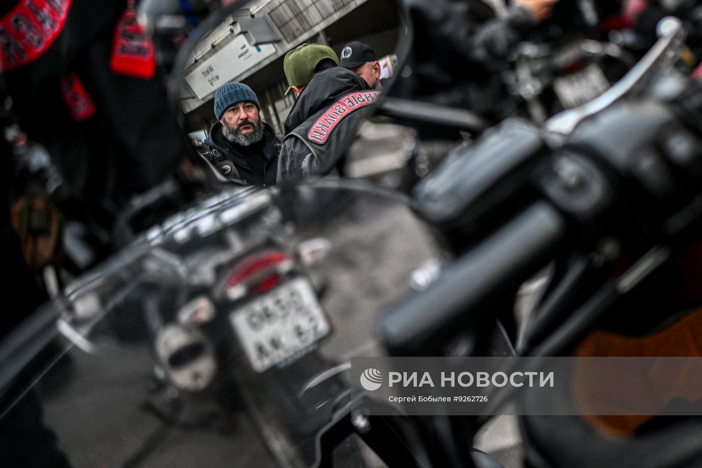 Закрытие мотосезона байк-клуба "Ночные Волки" в Москве