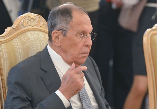 Встреча главы МИД РФ Сергея Лаврова и генсека АСЕАН Као Ким Хорна 