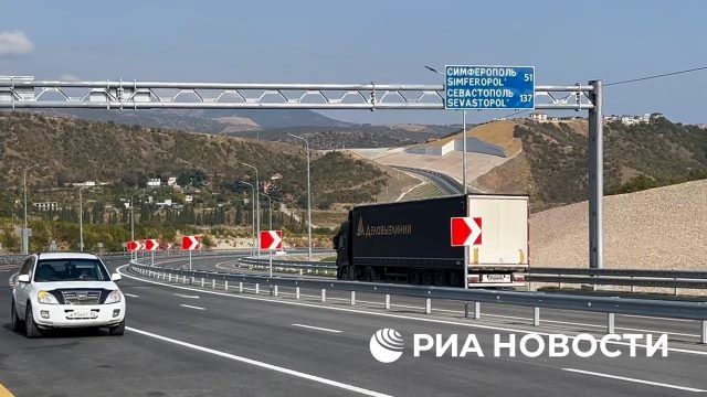 Новая трасса под Алуштой в Крыму
