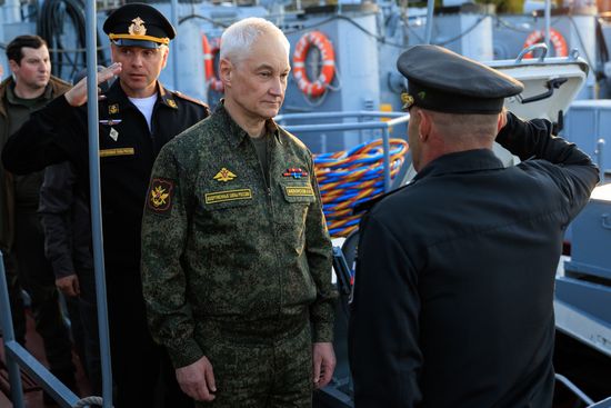 Министр обороны РФ Андрей Белоусов проверил объекты Минобороны РФ в Киргизии