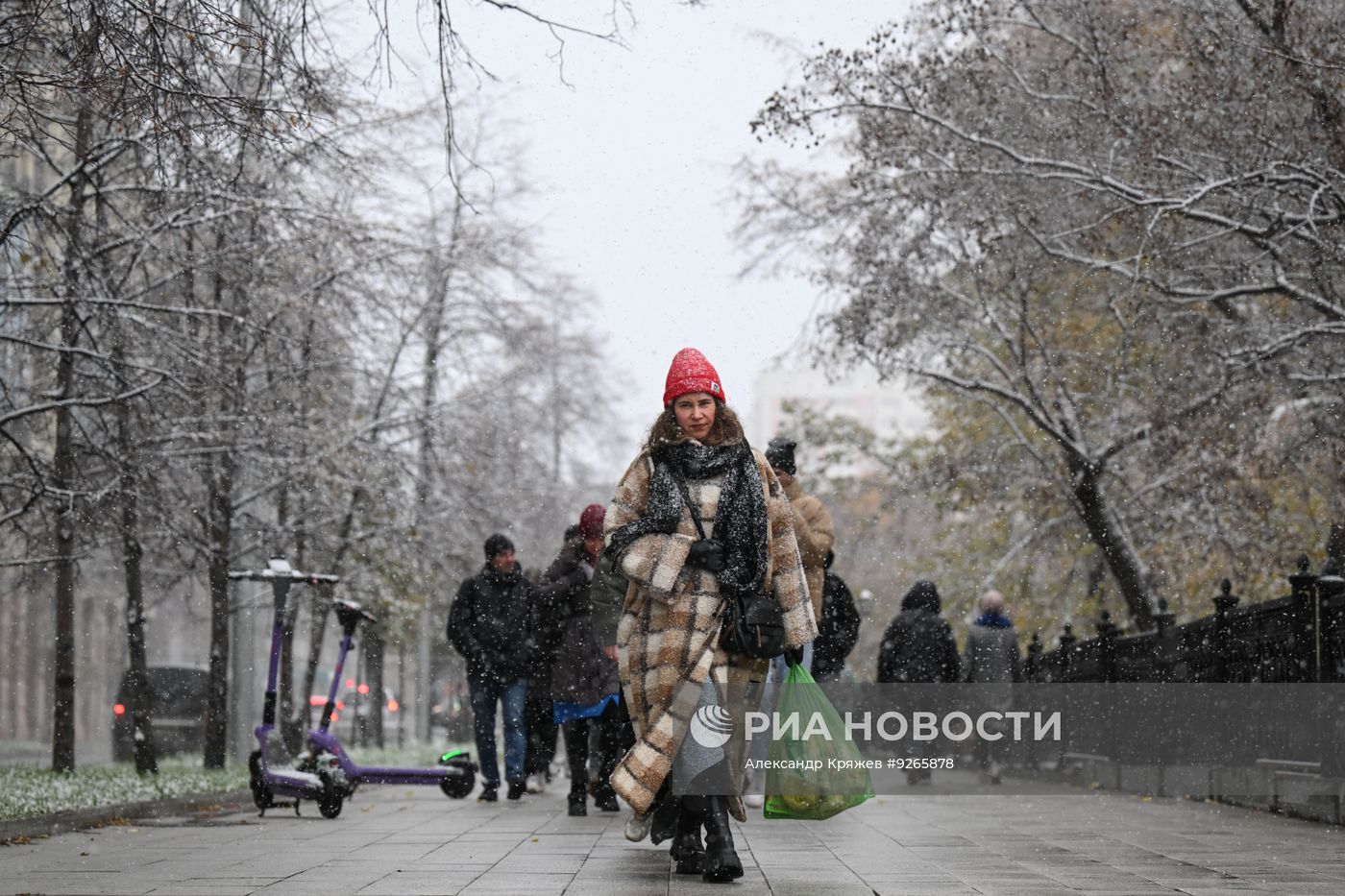 Снег в Новосибирске
