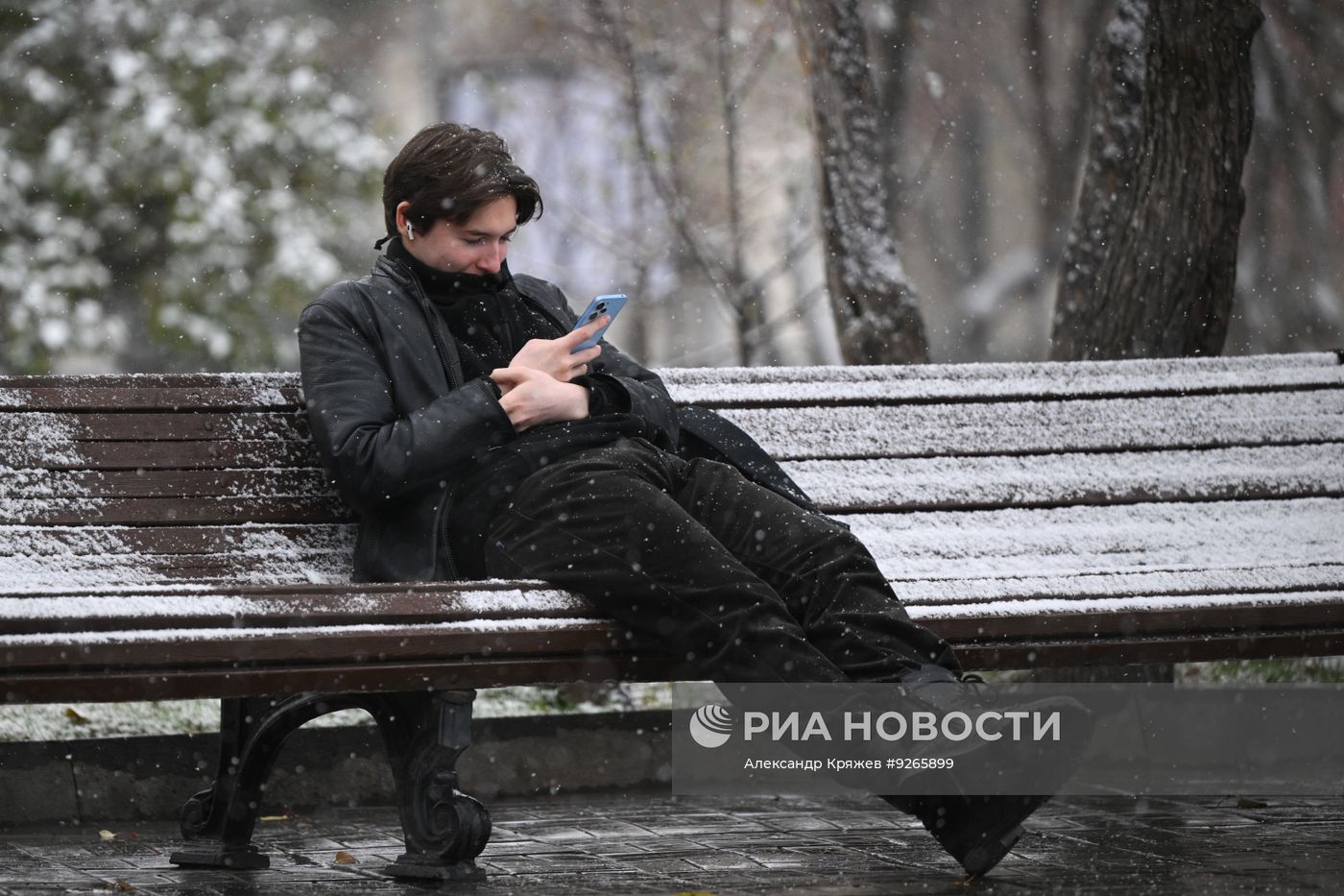 Снег в Новосибирске