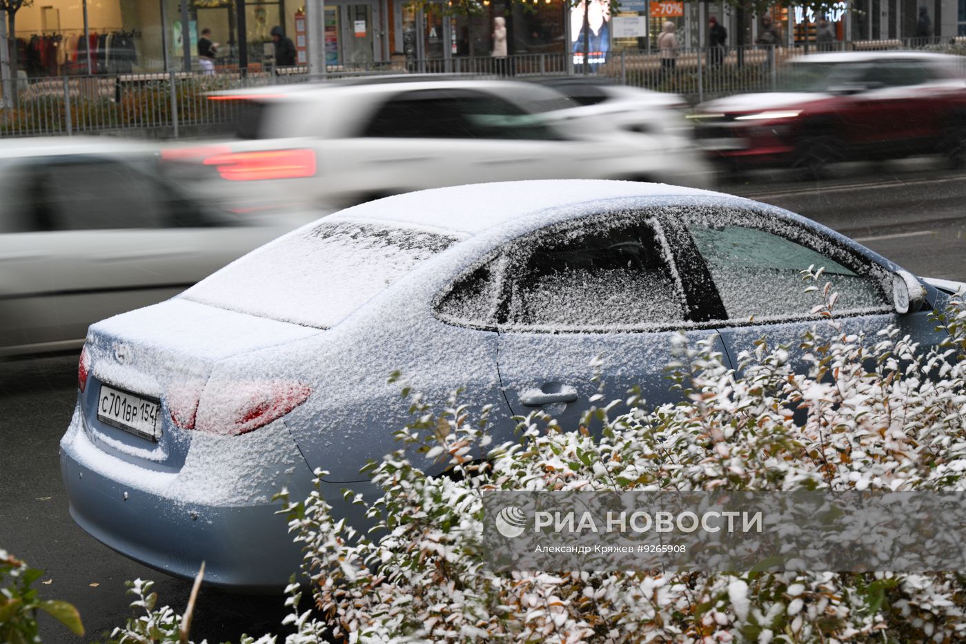Снег в Новосибирске