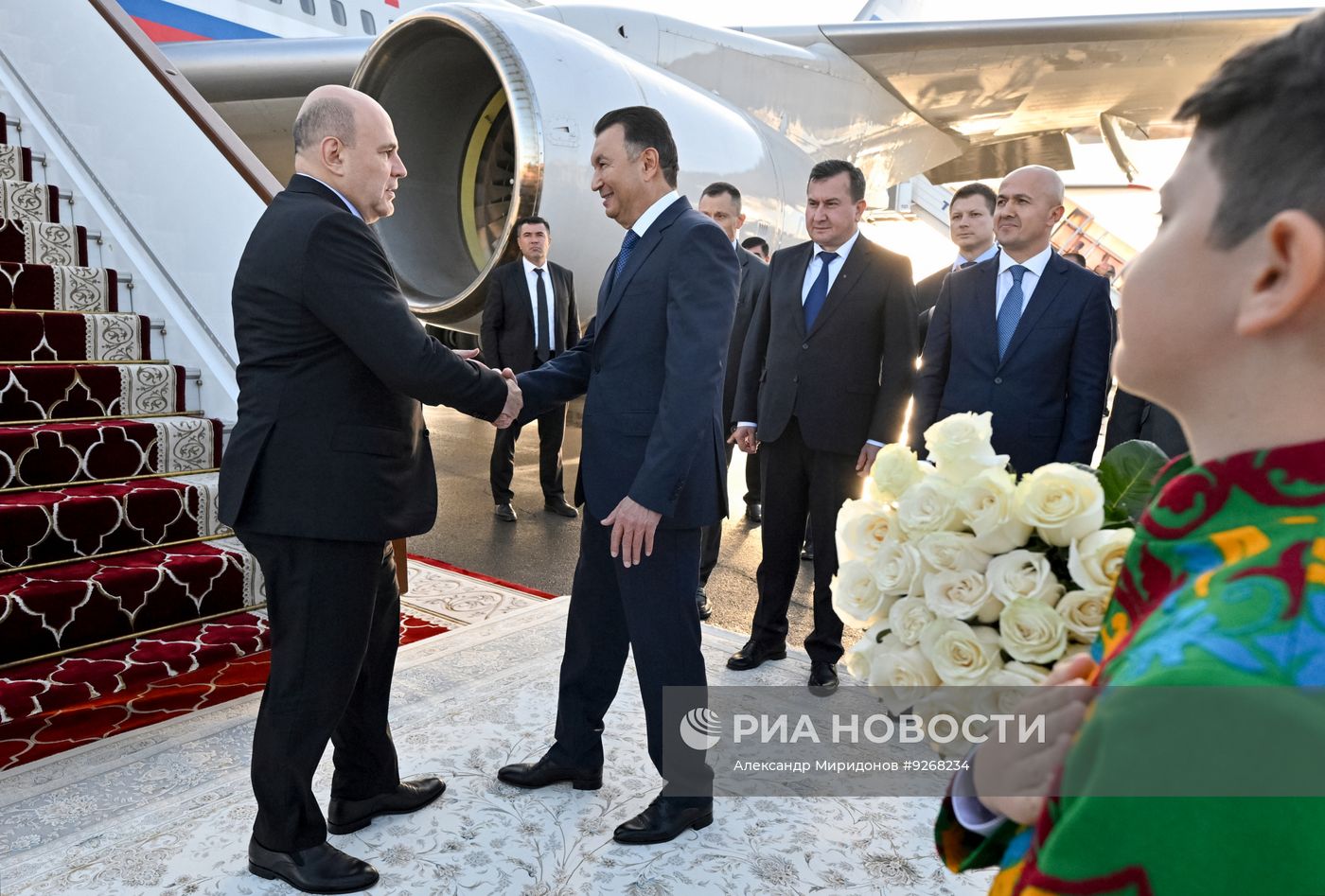 Премьер-министр РФ Михаил Мишустин прибыл в Душанбе для участия в заседании Совета глав правительств стран ШОС