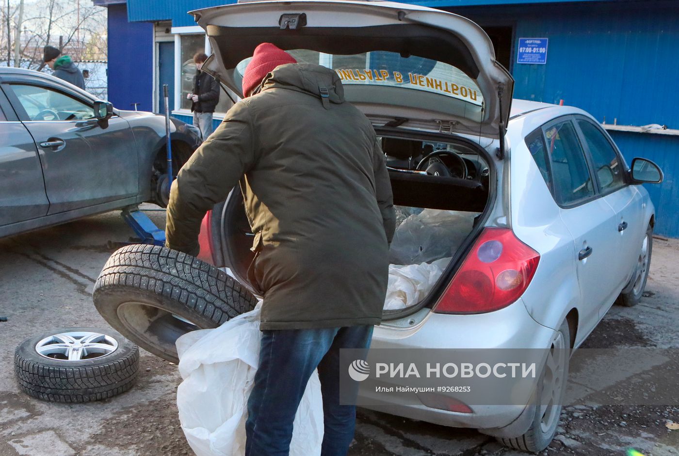 Замена летних шин на зимние в Красноярском крае
