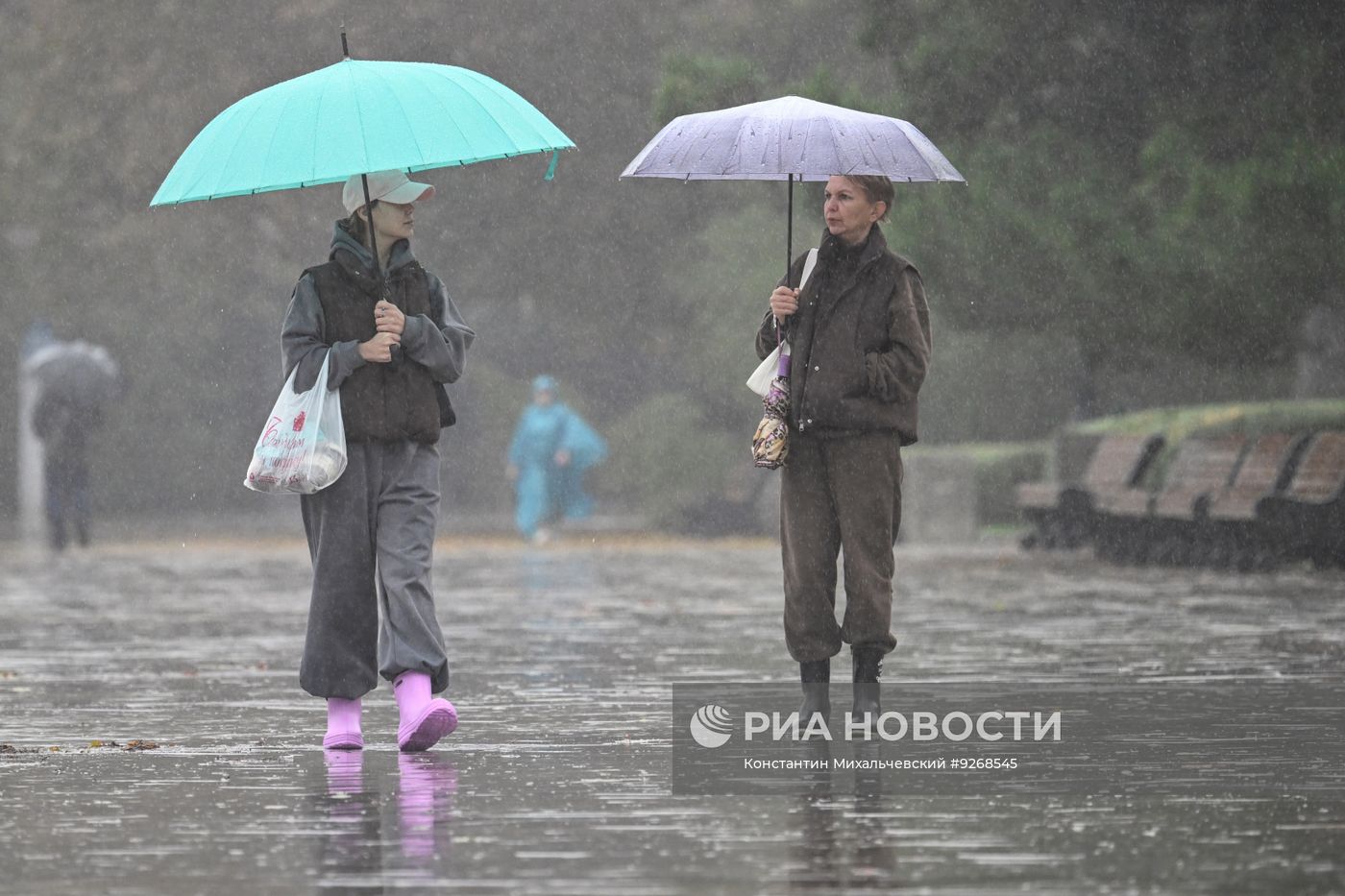 Дождь в Ялте