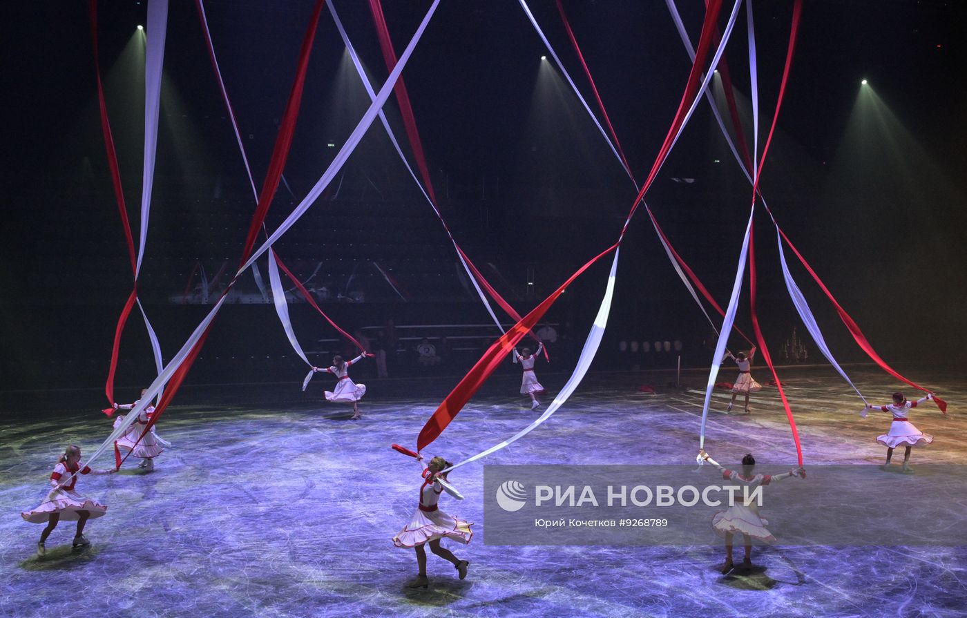 Репетиция шоу Татьяны Навки "Пиковая дама" в Москве
