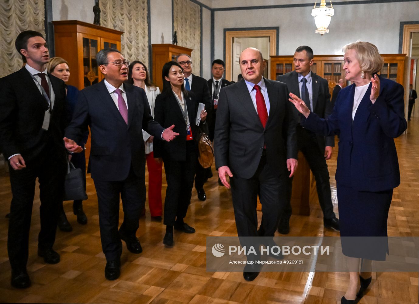Премьер-министр РФ Михаил Мишустин посетил музей-заповедник "Царское село"